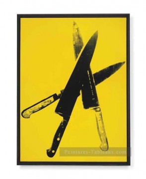 Cuchillos Andy Warhol Pinturas al óleo